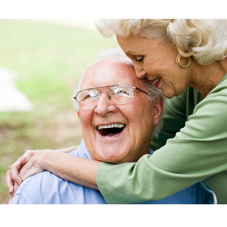loving senior couple