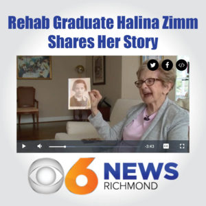 Rehab Graduate Halina Zimm on CBS 5