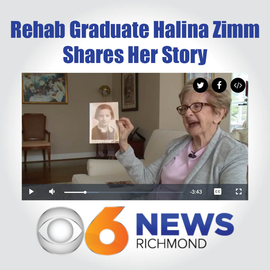 Rehab Graduate Halina Zimm on CBS 5